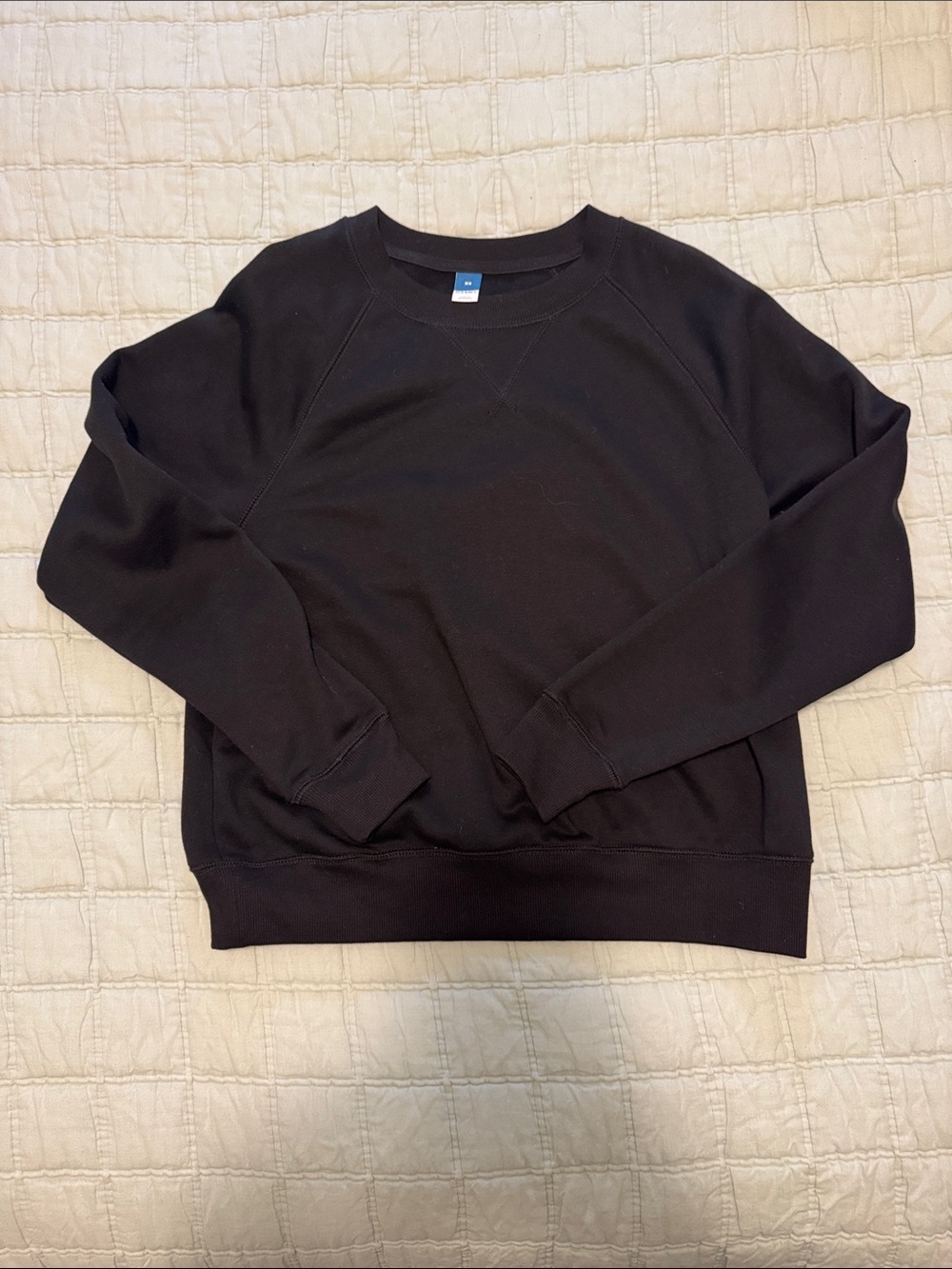 Old Navy Black Women's Crewneck Sweatshirt